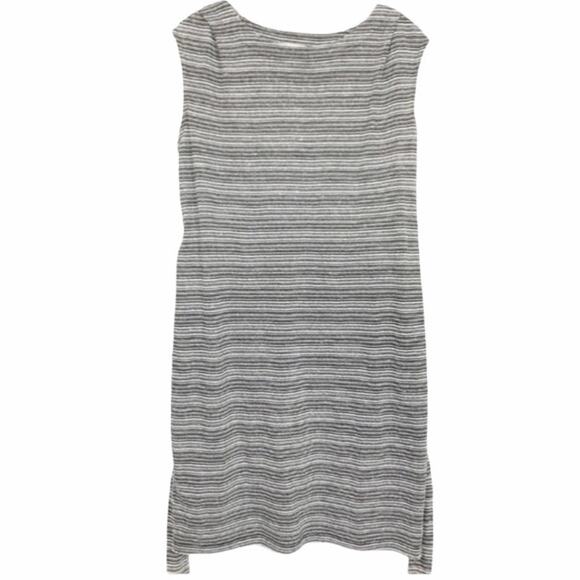 Loft Striped Sleeveless Belted Dress Sz S - Picture 1 of 9